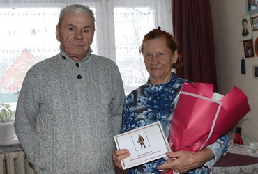 Жительницу села Микулино поздравили с юбилеем
