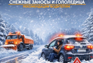 Снежные заносы и гололедица: рекомендации водителям