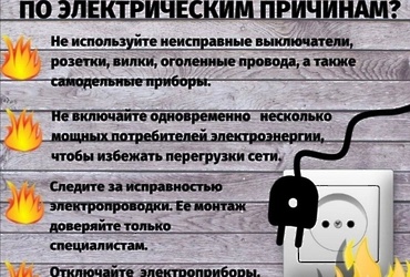 Как избежать пожара по электрическим причинам