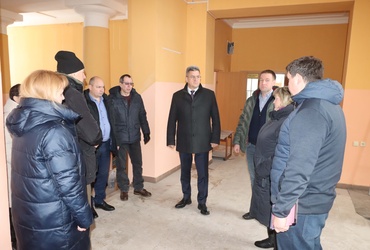 В Лотошино продолжается капитальный ремонт Детской школы искусств