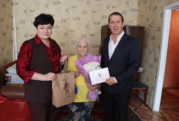 Жительницу деревни Гаврилово поздравили с 90‑летием