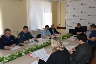 В администрации муниципального округа Лотошино состоялось совместное заседание антитеррористической комиссии и комиссии по чрезвычайным ситуациям и обеспечению пожарной безопасности
