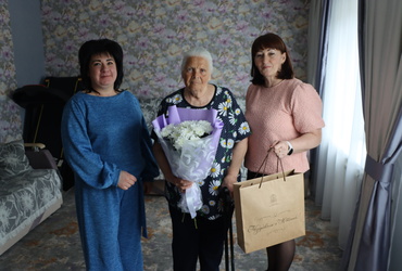 Жительницу деревни Доры поздравили с 85‑летием