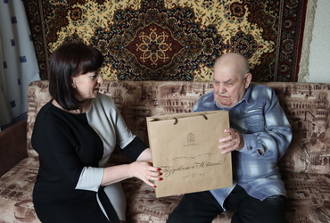 Жителя деревни Доры поздравили с 85‑летием