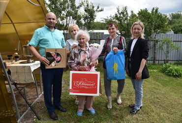 Жительницу посёлка Лотошино поздравили с 90‑летием