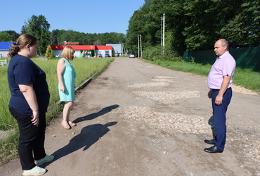 Александр Шагиев провел обход в деревне Ошейкино