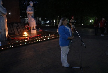 Лотошинцы присоединились к акции «Свеча памяти»