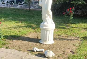 В городском округе Лотошино был зафиксирован акт вандализма