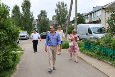 Алексей Куликов провёл комплексную проверку территорий деревни Введенское