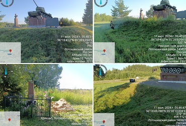 Продолжается окос и приведение в порядок монументов и памятных знаков воинам Великой Отечественной