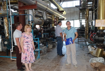 Заместитель главы городского округа Лотошино Вячеслав Попов посетил промышленную котельную № 3А