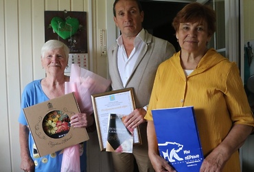 С 85‑летием поздравили жительницу села Микулино