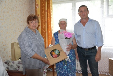 С 85‑летием поздравили жительницу деревни Введенское