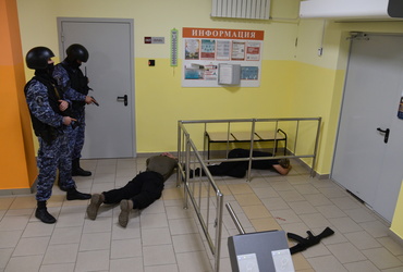 В Лотошинской СОШ №2 прошли учения по антитеррористической безопасности