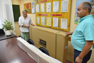 Интерактивный дисплей приобретен для Дома детского творчества