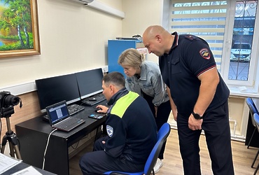 В рамках акции «Гражданский мониторинг» общественница в г.о. Лотошино  посетила Отдел Госавтоинспекции