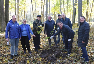 Аллея отцов появилась в Лотошинском парке