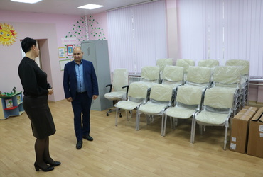 Новую мебель приобрели в детский сад «Солнышко»