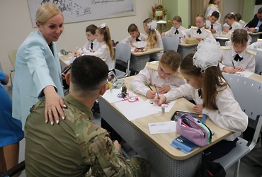 В Лотошинской СОШ №1 прошел «Урок мужества»