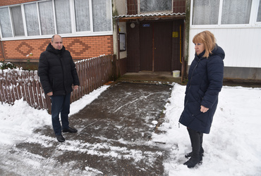 Александр Шагиев провёл комплексную проверку уборки территорий в деревне Михалёво