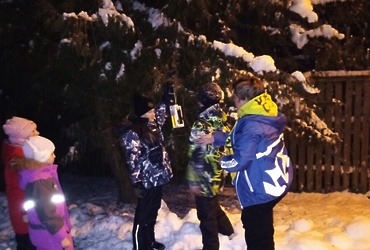 Кормушки для птиц установили лотошинские единороссы