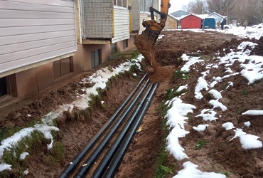 В Новолотошино завершили работы по капитальному ремонту тепловой сети