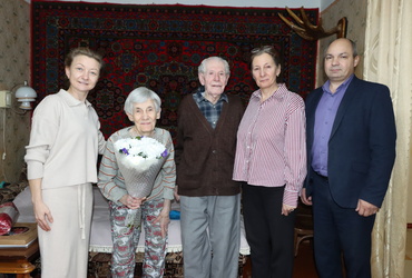 Пара из посёлка Лотошино отпраздновала 65‑летие совместной жизни