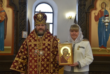 Архиепископ Одинцовский и Красногорский Фома провел богослужение в храме д. Нововасильевское