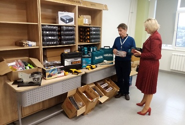 В ЛСОШ № 1 приобретено новое оборудование для мастерской