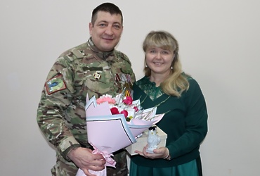 Екатерина Долгасова поздравила участника СВО с наступающим Новым Годом