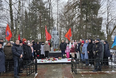 В деревне Турово прошёл первый митинг в честь 83‑й годовщины освобождения Лотошинского района от оккупантов