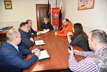 Глава округа встретилась с представителями «Дома трудолюбия «Ной»