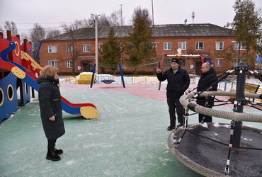 Александр Шагиев провел комплексную проверку территорий в селе Микулино