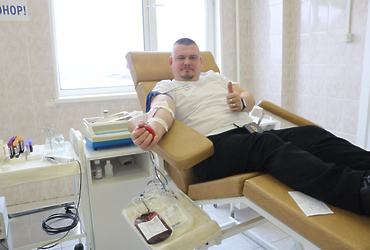 Очередную порцию крови сдали лотошинцы