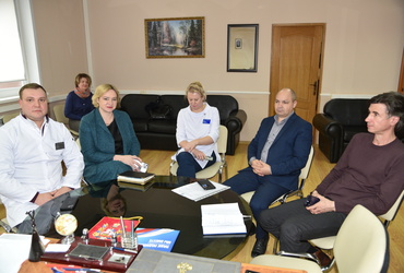 В Лотошинской больнице прошла рабочая встреча с коллегами из Истры