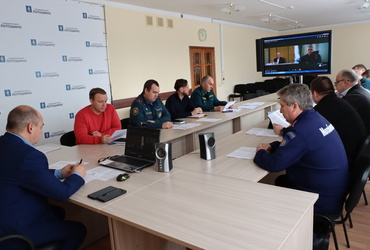 Вопросы подготовки к пожароопасному сезону и обеспечению безопасности населения на водных объектах в летний период 2025г. рассмотрели на заседании КЧС и ОПБ