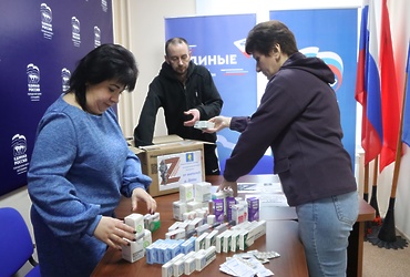 Очередная партия медикаментов собрана лотошинцами для бойцов СВО
