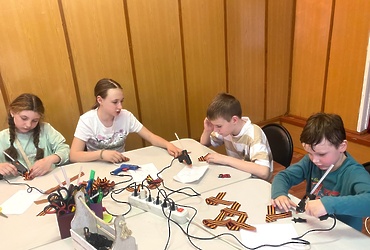 Патриотический мастер‑класс прошел в Лотошино