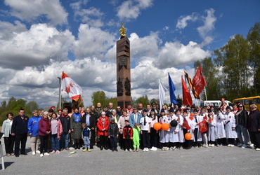 Стелу «Населённый пункт воинской доблести» торжественно открыли в селе Званово