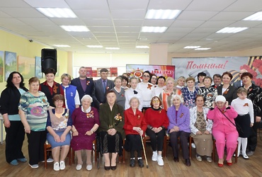 Совет ветеранов принимал поздравления с наступающим Днем Победы!