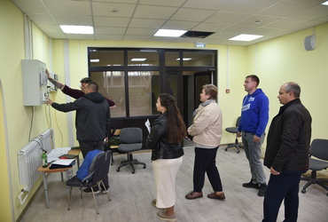 Александр Шагиев проверил работу новой пожарной сигнализации в новом здании Дома детского творчества