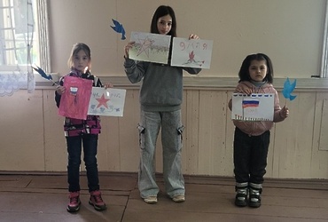 Рисунки ко Дню Победы нарисовали дети