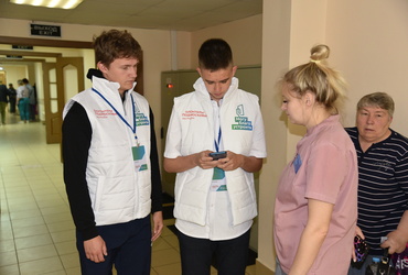 Сотрудники и посетители Лотошинской больницы приняли участие в голосовании по формированию комфортной городской среды