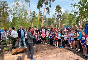 Команда лотошинских спортсменов приняла участие в кроссе в Ступино