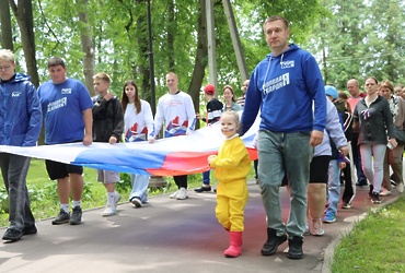 Лотошинцев поздравили с Днем России