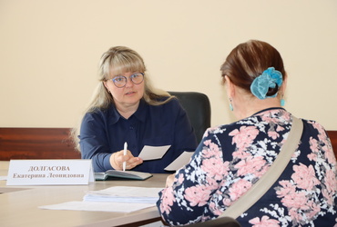 Екатерина Долгасова провела очередной приём населения по личным вопросам