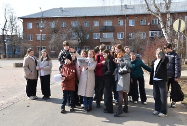 Школьники побывали на экскурсии по историческим местам посёлка Лотошино, связанным с именем князей Мещерских