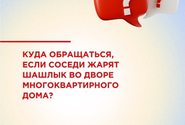 Если соседи периодически жарят шашлыки на территории двора