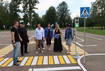 На территории МОУ «Лотошинская СОШ № 1» появился автогородок