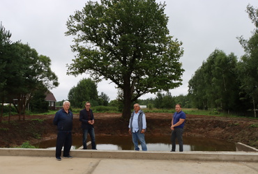 В деревне Власово обустроили пожарный водоём